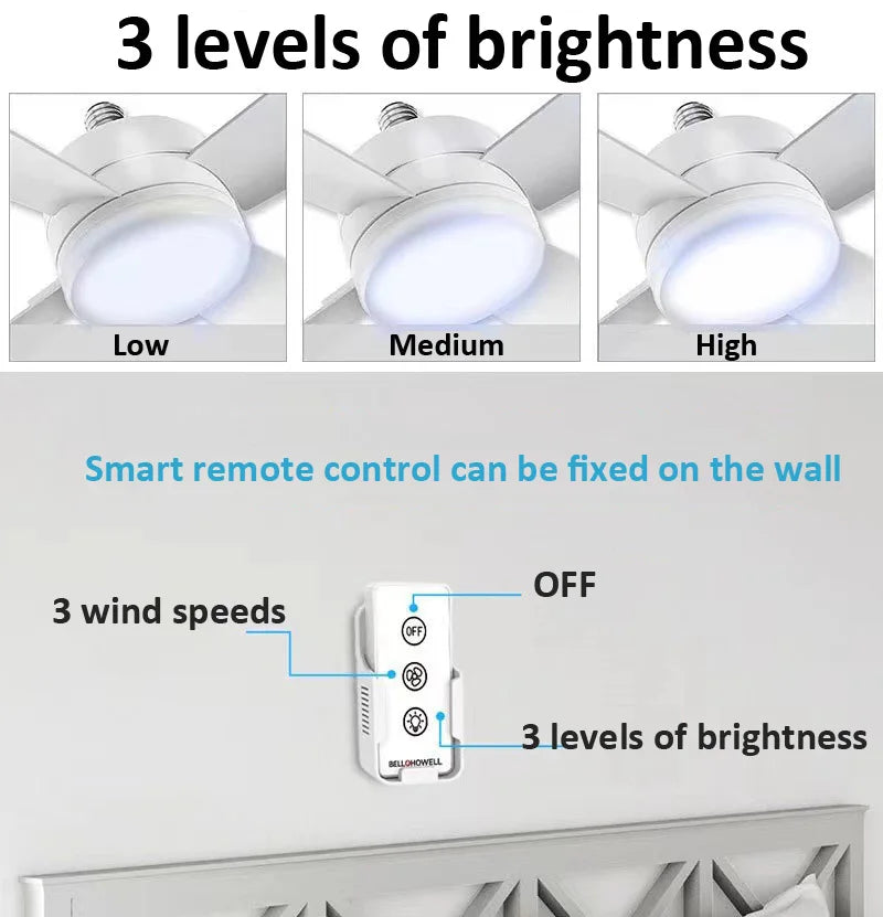 Ventilador con Luz Inteligente