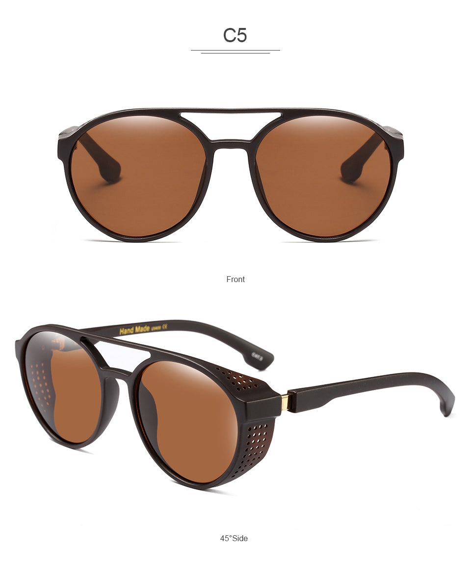 Retro round sunglasses