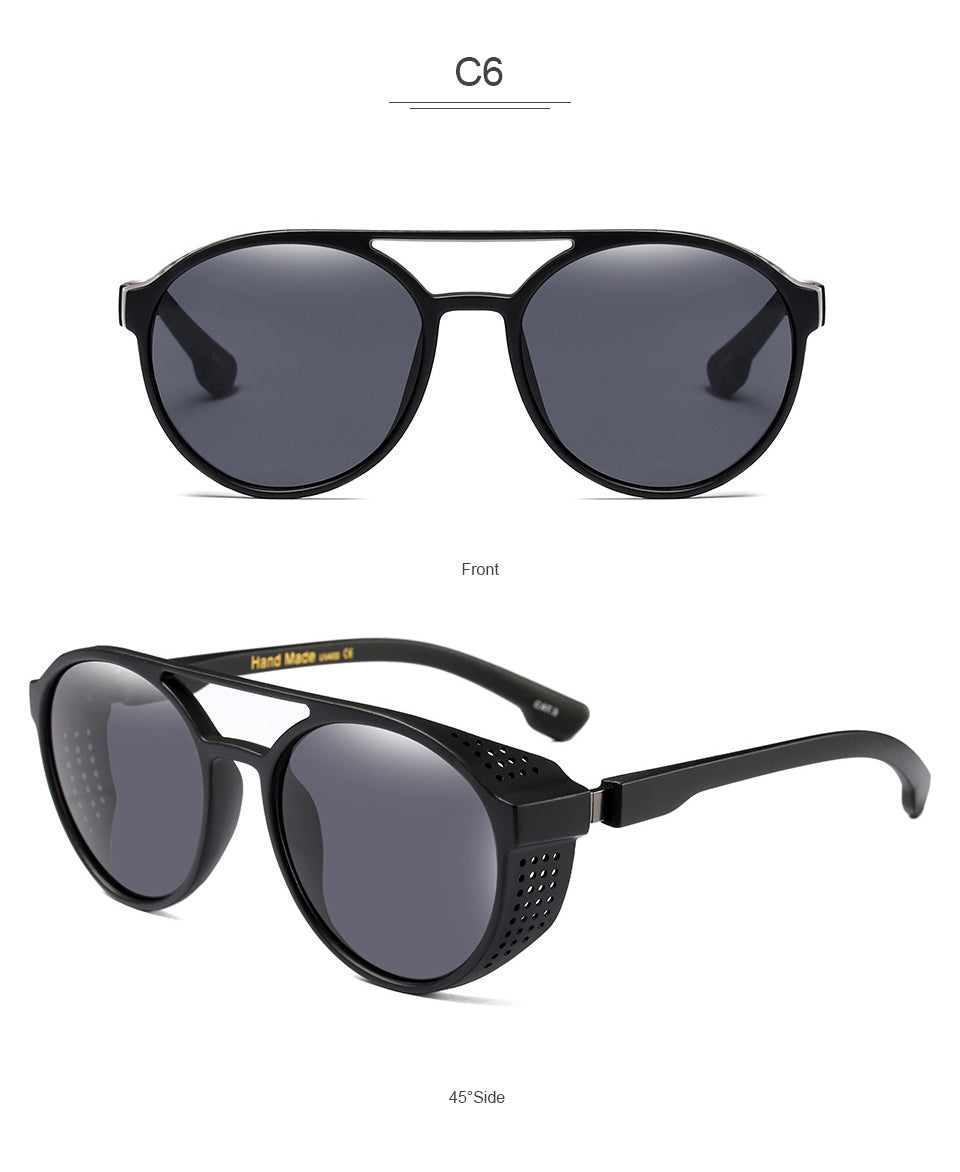 Retro round sunglasses