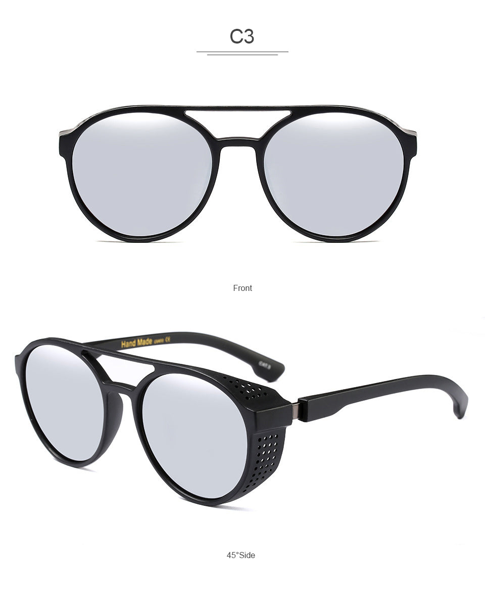 Retro round sunglasses