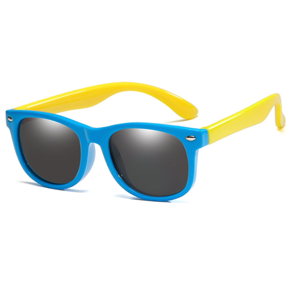 WarBlade Heavy-Duty Kids Polarized Sunglasses, Flexible Silicone Lenses